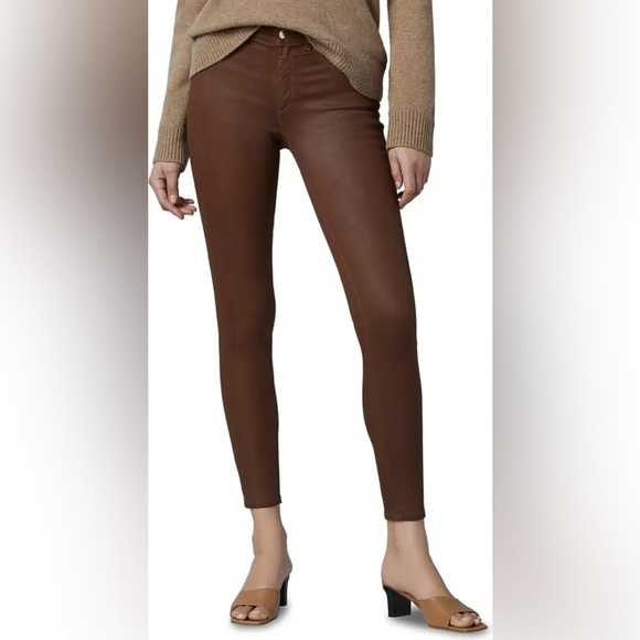 DL1961 Pants - DL1961  Florence Skinny Mid Rise Instasculpt ankle pants Pecan Crinkled NEW Sz23